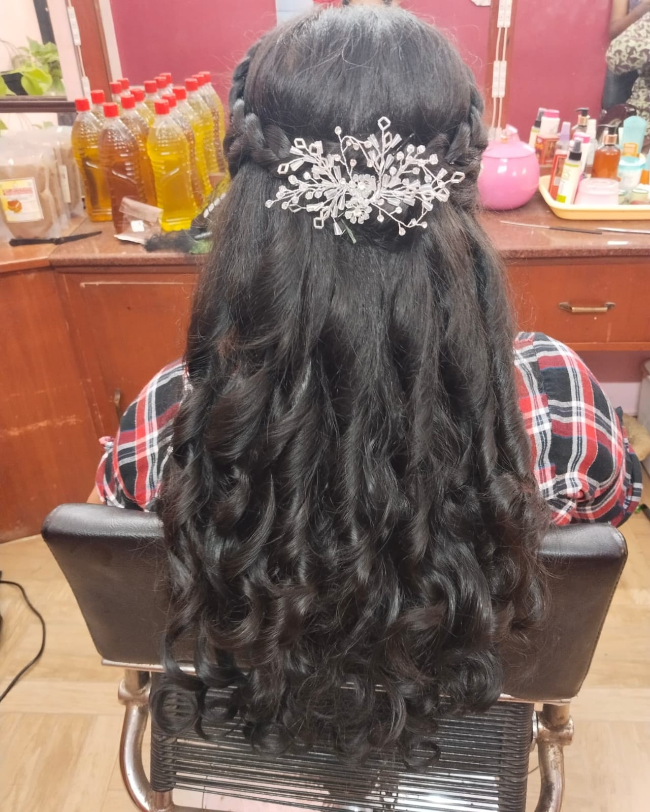 Bouncy Curly Styling After